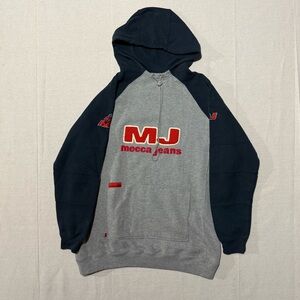 Y2K Mecca Jeans Pullover Hoodie Y2K Mecca Embroidered Hoodie Hip Hop Style Hoody